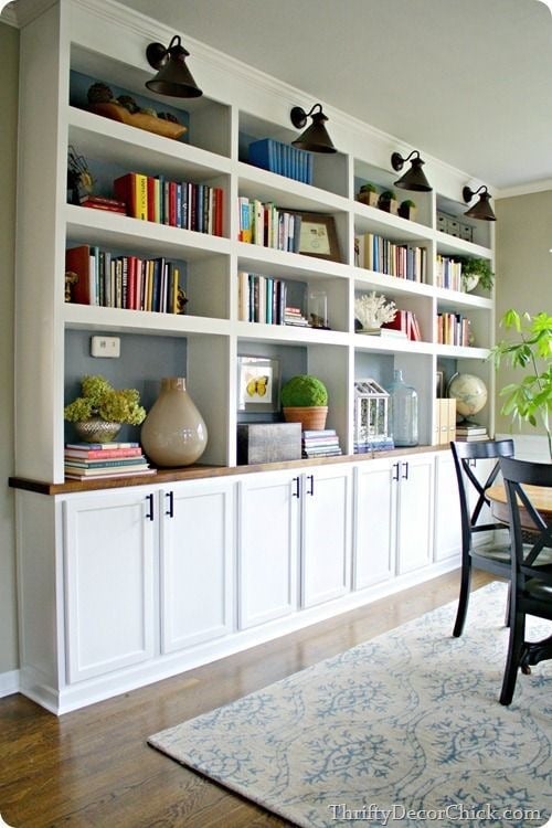 Home Office: Built In Wall Cabinets - Cribbs Style