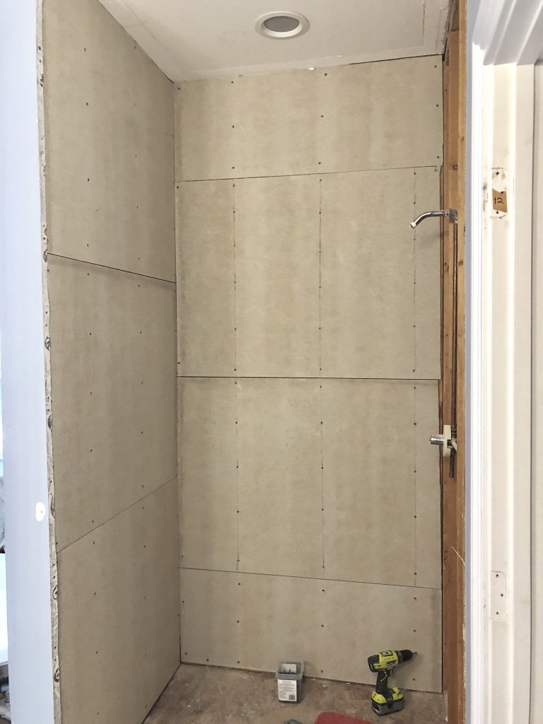 One Room Challenge - Master Bathroom Progress - Cribbs Style