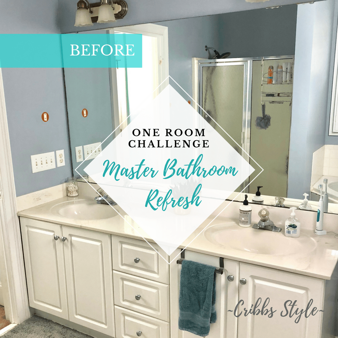 One Room Challenge - Master Bathroom - Cribbs Style