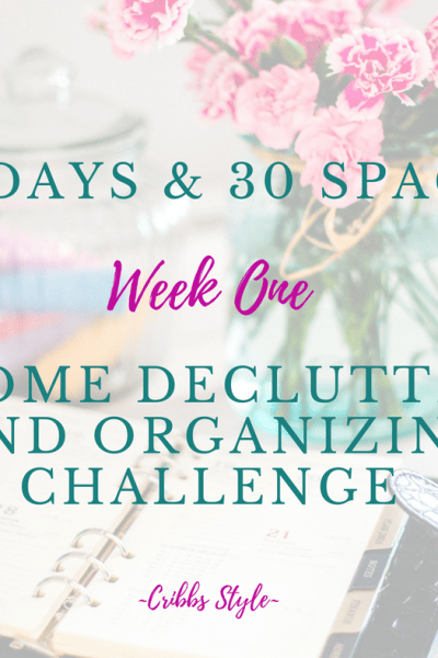 Declutter challenge Week 1 400x600