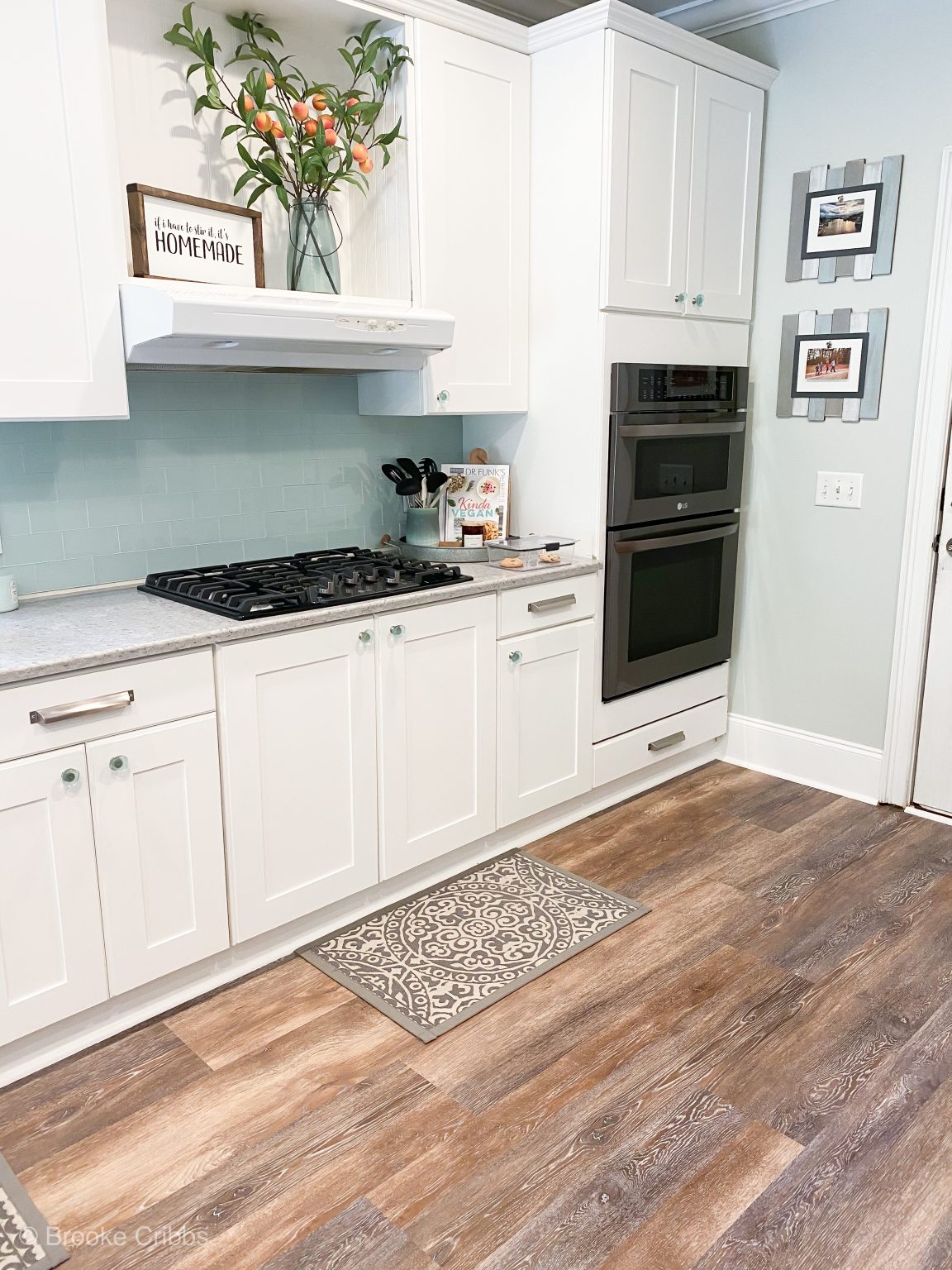 How to install kitchen backsplash tile using adhesive mat instead of