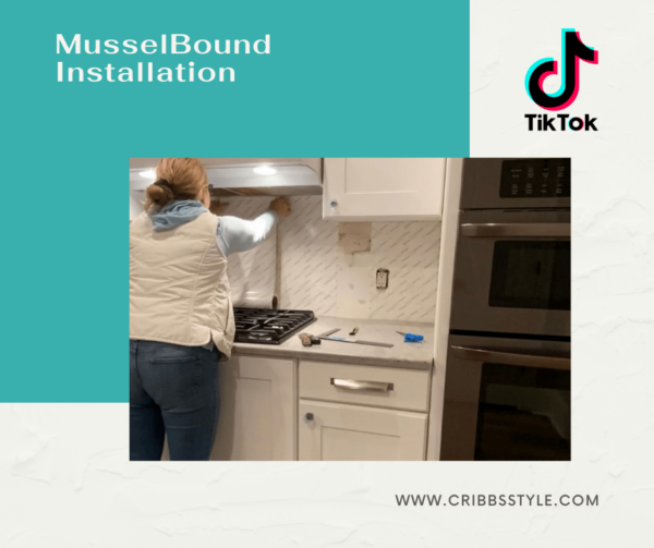 How to install kitchen backsplash tile using adhesive mat instead of thinset mortar.