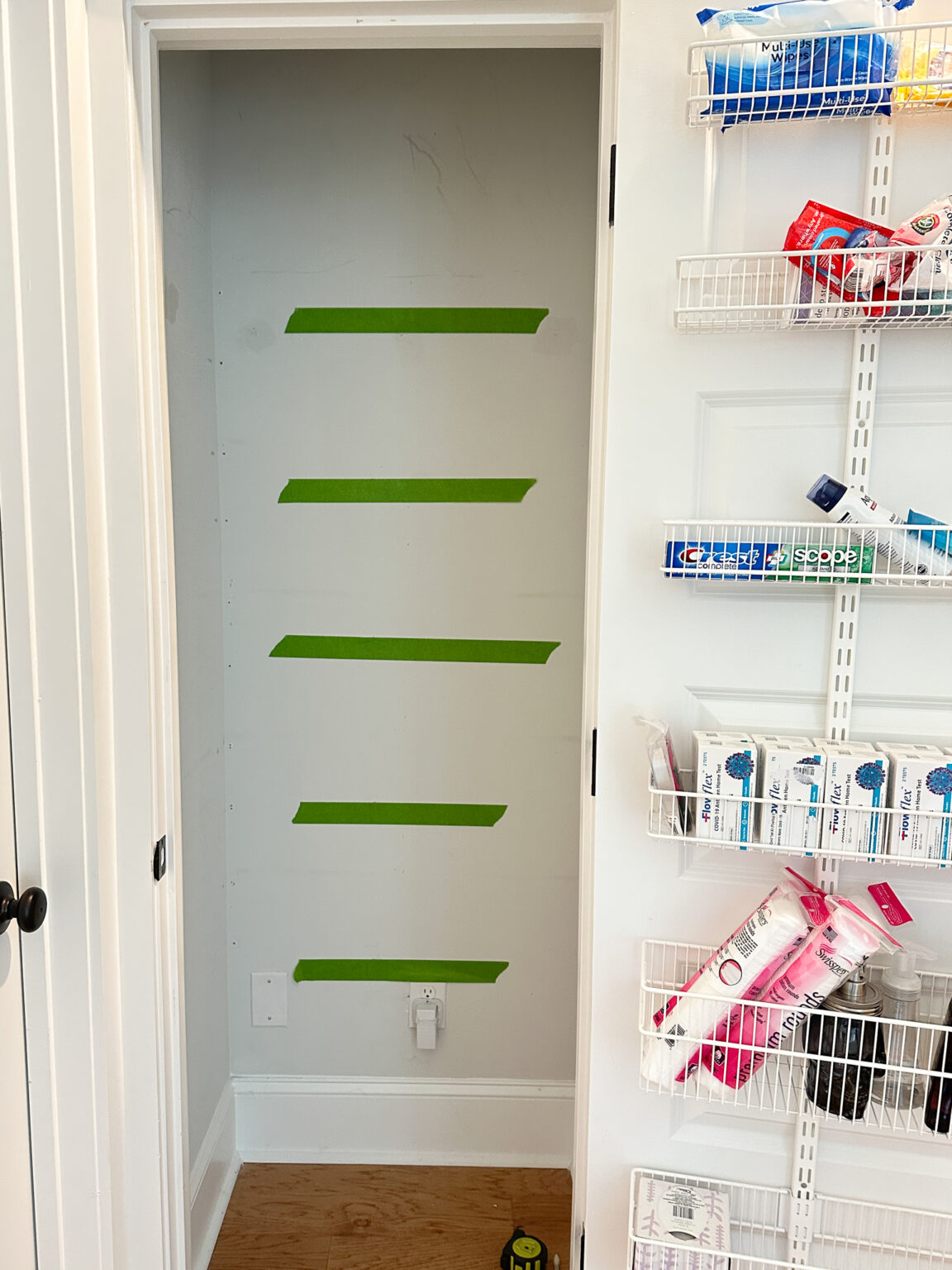 Easy Linen closet built in refresh - Cribbs Style